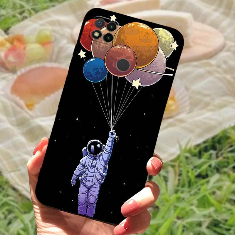 Pour Redmi 9C NFC Coque Mode Luxe Silicone Arrière de Téléphone Pour Xiaomi Redmi 9A 9C 9T Étuis Souples Anti-Choc Fundas Pare-chocs