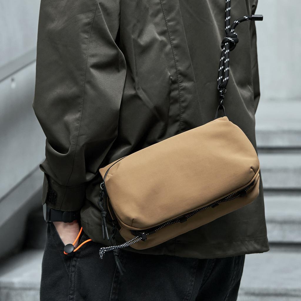 Handytasche, Herren Umhängetasche, Kleine Posttasche, Tofu-Tasche, Lässige Outdoor-Wasserflaschentasche