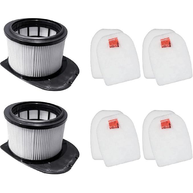 UZ565H Filter Replacement for Shark UZ565H Stratos Ultralight Corded Stick Vacuum 2 Filters+4 Foam Felt Filters