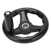 16mm Hole Diameter Lathe Hand Wheel 0.63 x 6.3in Hand Wheel Durable Universal Handwheel  Grinders