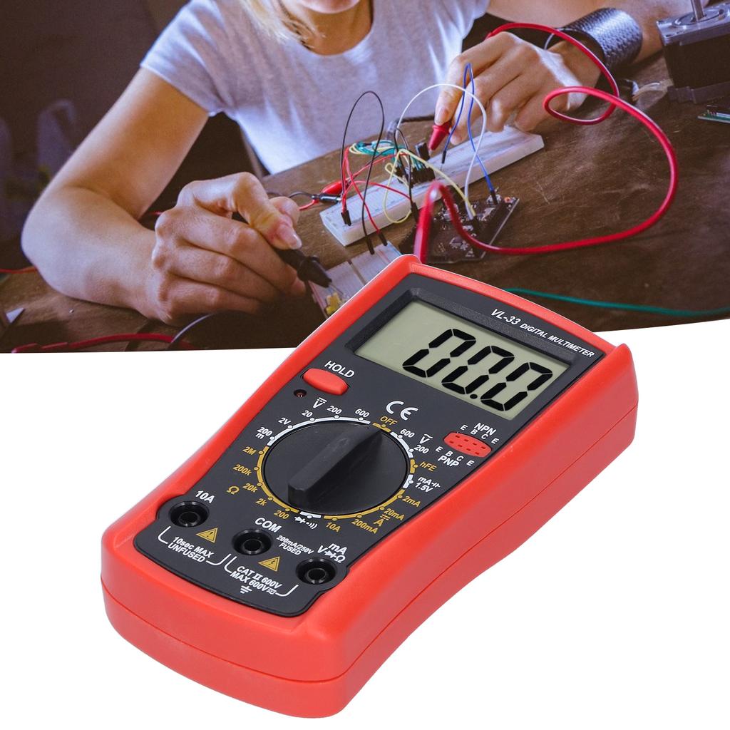 Multimetru Electronic LCD Multimetru Digital Tensiune Rezistență Curent Tester Electric Metru