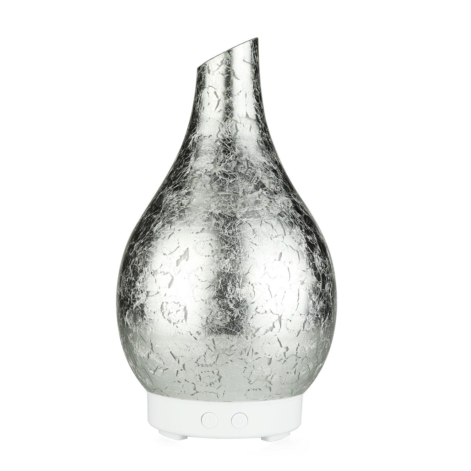 Creative Seven-Color Glass Aroma Lamp for Home and Office European Standard