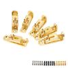 6Pcs Guitar Bridge Saddle Metal Height Adjustable 3 4 5 6 7 String Electric Guitar Bridge Saddle for
