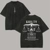 Jujutsu Kaisen Hiromi Higuruma T-shirt Vintage Washed Oversized T-Shirt Men Women Unisex Anime Streetwear Y2k Cotton Short Sleeve