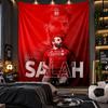 Wandtapijt Mohamed Salah Print Doek voor Woonkamer Slaapkamer Huisdecoratie