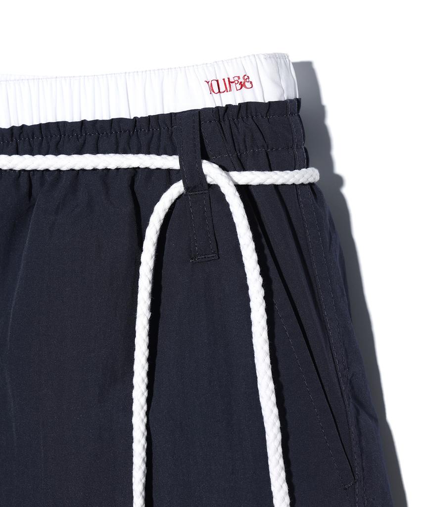 YOUHEE [3Colors] Cotton Layered Banding Wide Pants