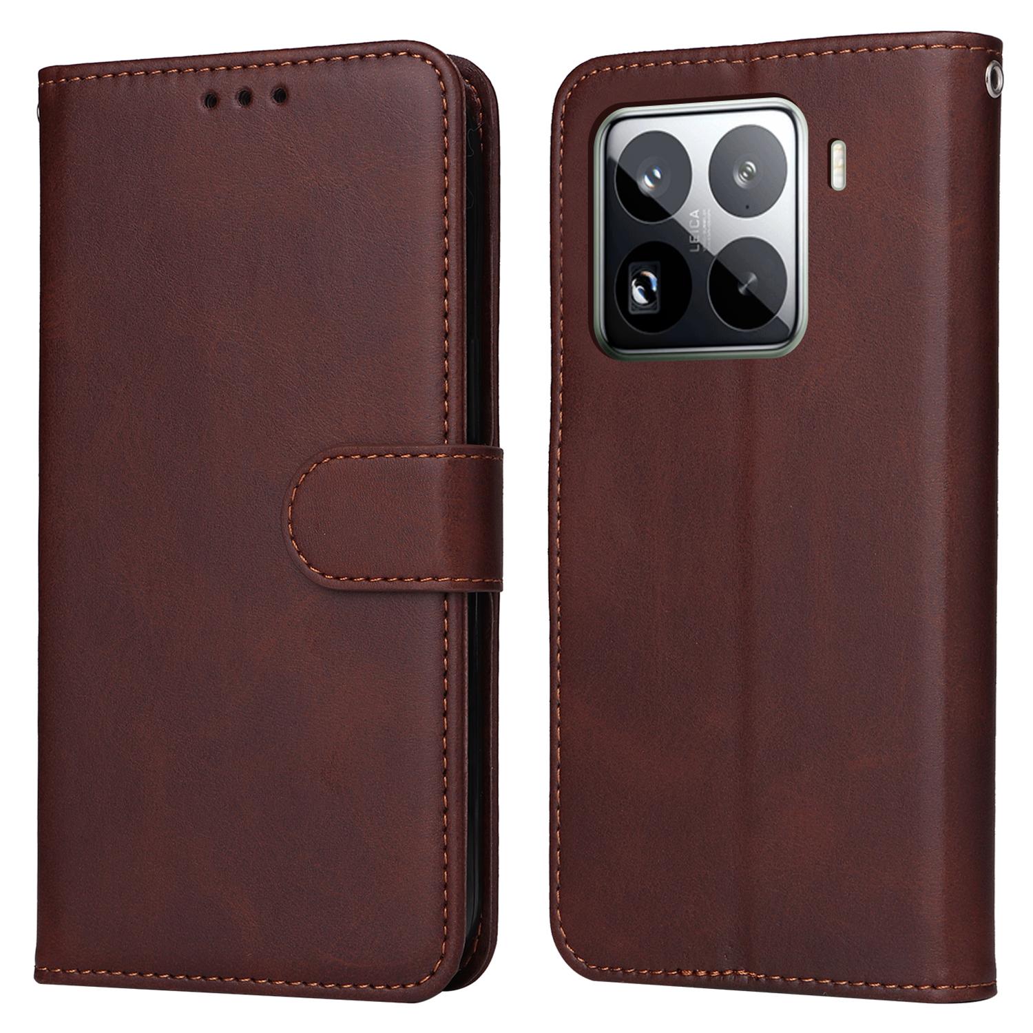 

Для Xiaomi 15 Pro Чохол Гаманець PU Шкіра Фоліо Відкидний Чохол для Телефону Brown