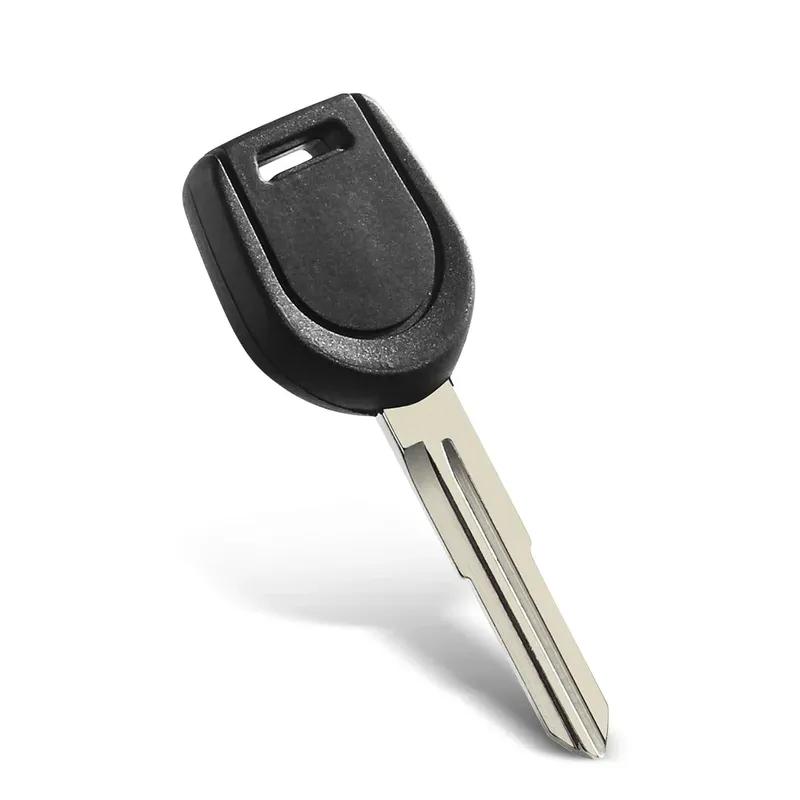 KEYYOU 10PCS New Transponder Car Key Shell Case For Mitsubishi Colt Outlander Mirage Pajero No Chip MIT11 MIT8 Blade