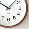 KATOMOKU muku clock 16 Walnut Wall Continuous Second 30cm Diameter km-113WA Clock, Hand, (Quartz Clock)
