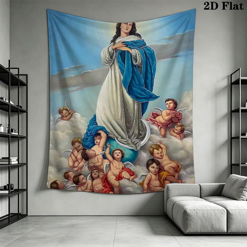 Virgin Mary Pattern Home Decor Tapestry, Wall Hanging, Decorative RV Wall Cloth.SGT0917477