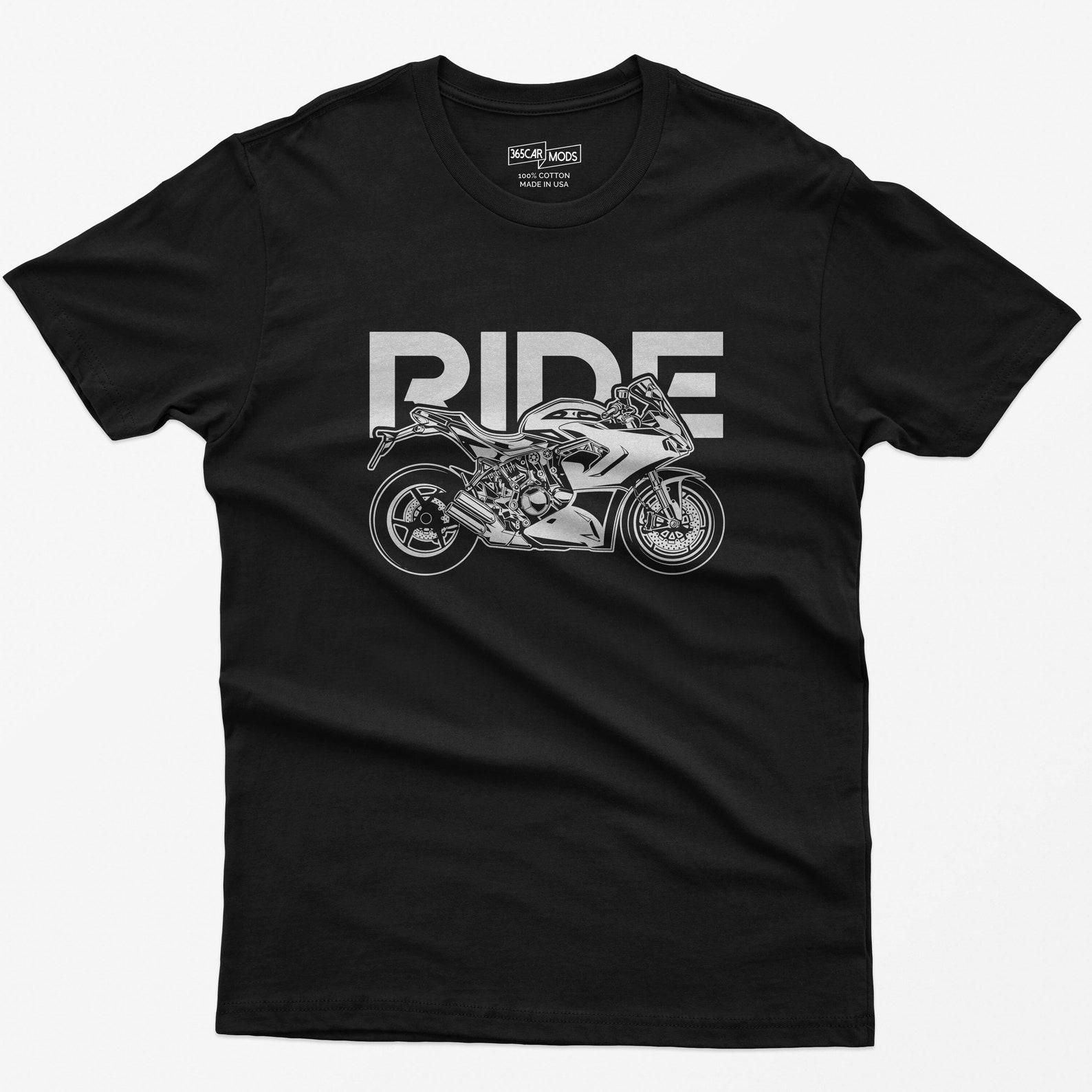 Ride Sportbike T-Shirt: Motorcycle Enthusiast Gift S