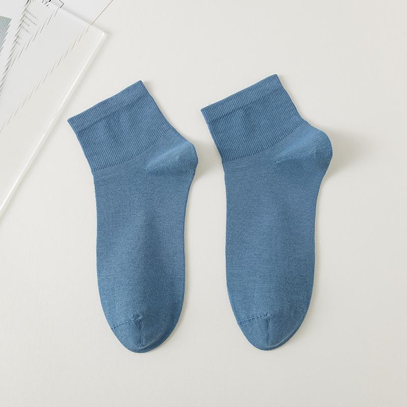 

Мужские весенне-осенние влагоотводящие бесшовные антипиллинговые низкие хлопковые носки 1 pair