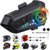 Y10 Motorcycle Helmet Headset 2 Rider Talk Interphone Durable Intercom Headset  Outdoor Riding