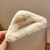 14cm Winter Plush Hair Claw Clip Faux Fur Elegant Hairpins Women Hair Clip Barrette Crab Headwear Girls Hair Accessories Gift
