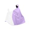 Full Body Electric Bike Raincoat for Parent and Child with Thickened Enlarged Rainproof Hood and Extended Front Panel for Storm Protection