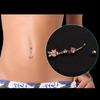 Bauchnabelringe Bauchnabelpiercing Stäbe für Schmetterlingsglocke Bauchnabelpiercing Stange Piercing