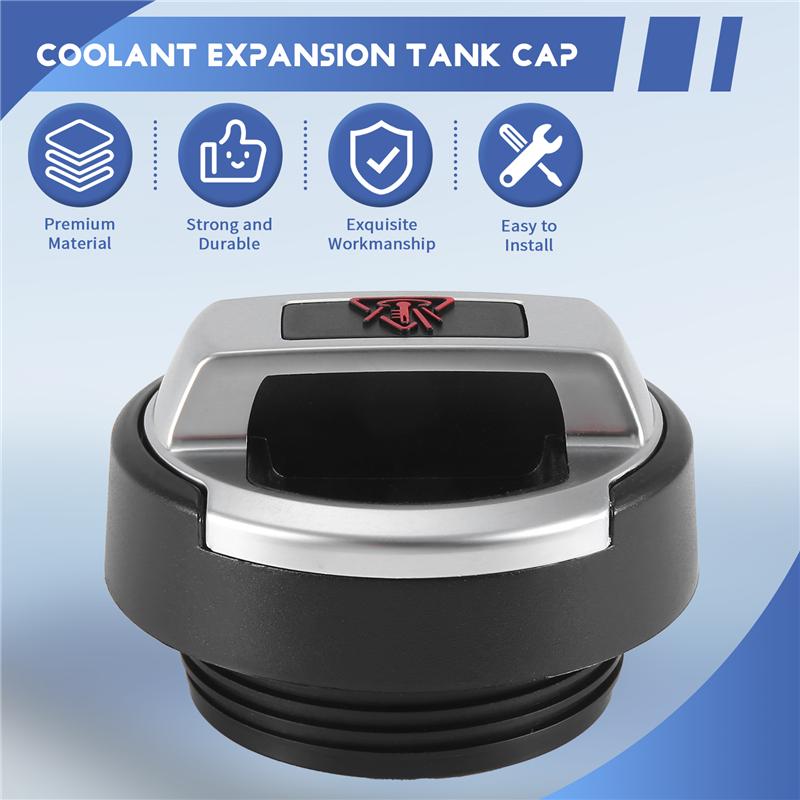 

Coolant Expansion Tank Cap Lid Retro 420121321 For Scirocco Passat Cc R8 A3 A4 чорний