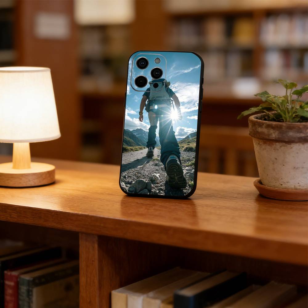 

rock climbing Phone Case For iPhone 17,16,15,14,13,12,11 Plus,Pro Max,XS,Soft Silicone Black Cover iPhone16