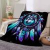 1pc Wolf Printing Lightweight Flannel Blanket, Comfortable and Warm Blanket, for Camping Sofa Bed and Couch Office, Suitable for Gift Blanket