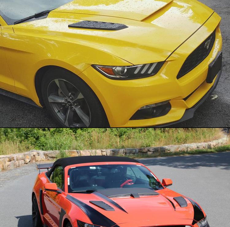Ford Mustang 2015-2017 Hood Decoration Panel Adhesive Trim Sticker
