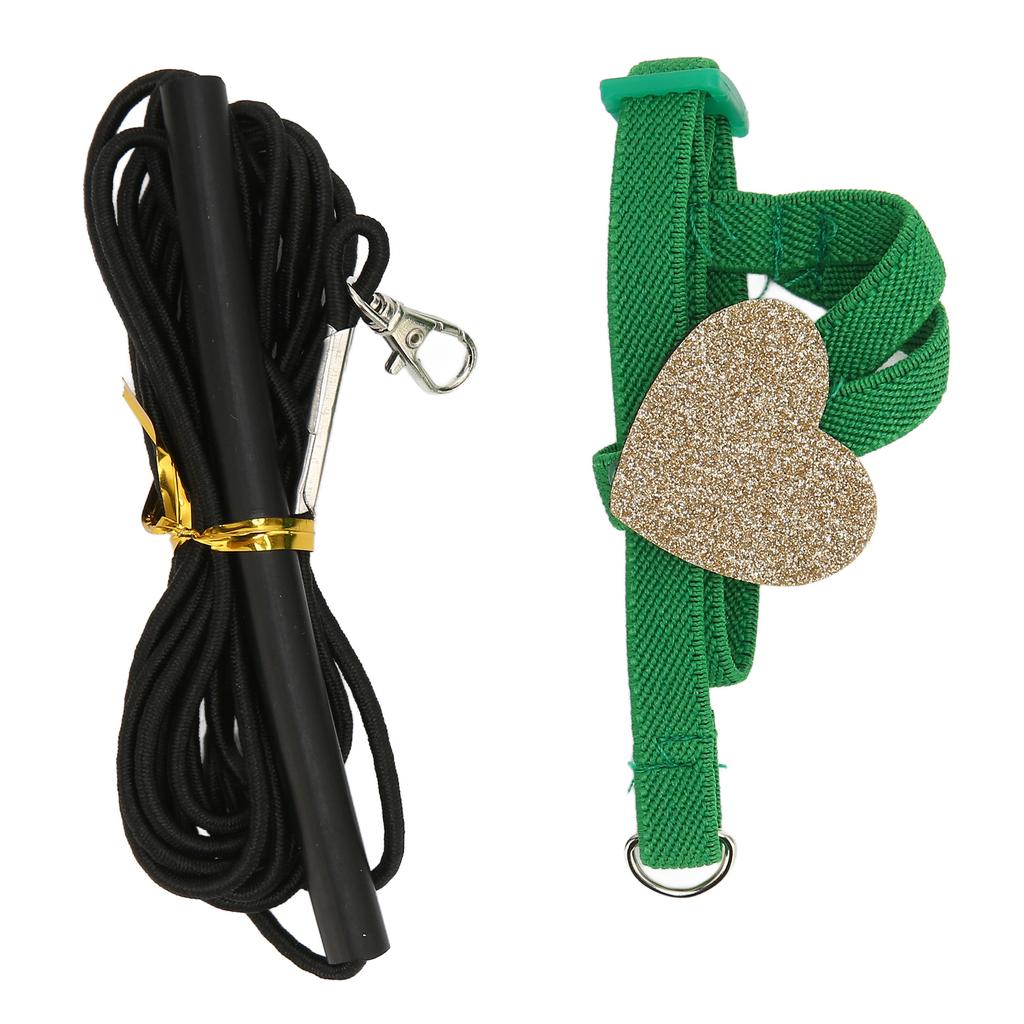 Bird Harness Leash Stretchy Adjustable Lightweight Parrot Flying Traction Rope for Budgies