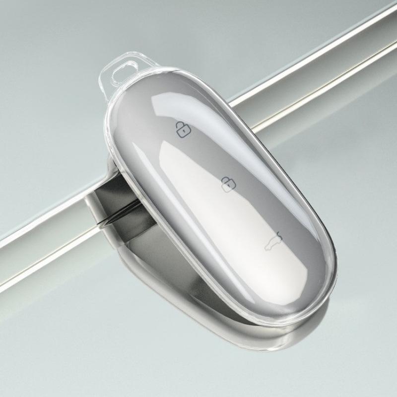 Li Auto L6/L7/L8/L9 & Mega One Key Case: Protective Transparent Shell with Buckle