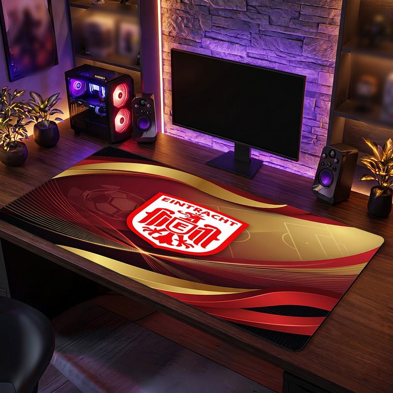 Eintracht Frankfurt Football Print Large Mouse Pad, Anti-Slip Extended Gaming Desk Mat for Office Home