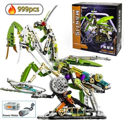 High-Quality Mechanical High-Quality Mantis Construction Set High-Quality 999Pcs High-Quality Building High-Quality Blocks Construction Pieces