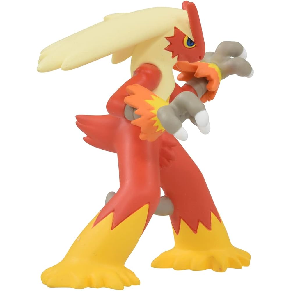 Takara Tomy Pokemon Moncolle MS-38 Blaziken Action Figure Toy for Ages 4 and Up