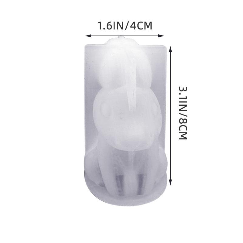 

3D пасхальный кролик, силиконовая форма для торта, сделай сам, глиняная форма, пасхальная помадка, инструменты для украшения торта, аксессуары для выпечки