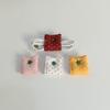 Tomato Shape Date Cable Winder Polka Dot Pattern Earphone Organizer  Daily Use