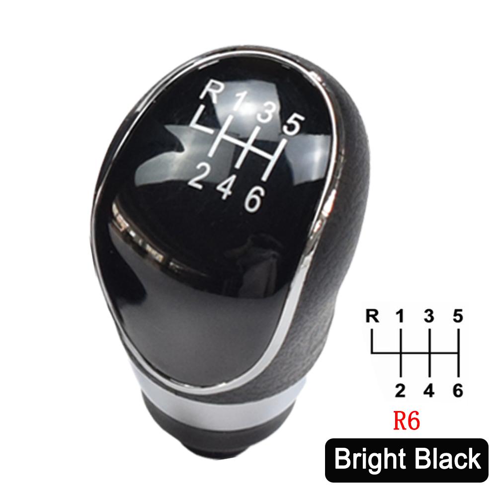 For Ford Focus 2 3 MK2 MK3 Fiesta Ecosport C-Max Kuga S-max 5/6 Speed Gear Shift Knob Lever HandBall Gaiter Boot Leather Cover