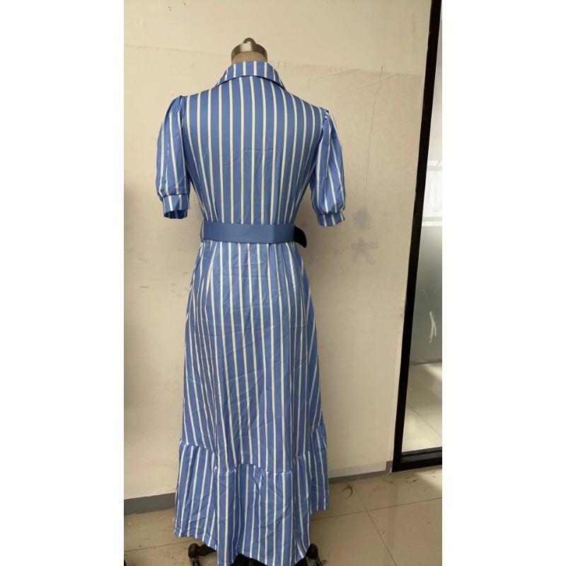 Women's Style Commuter Short Sleeve Swing Dress