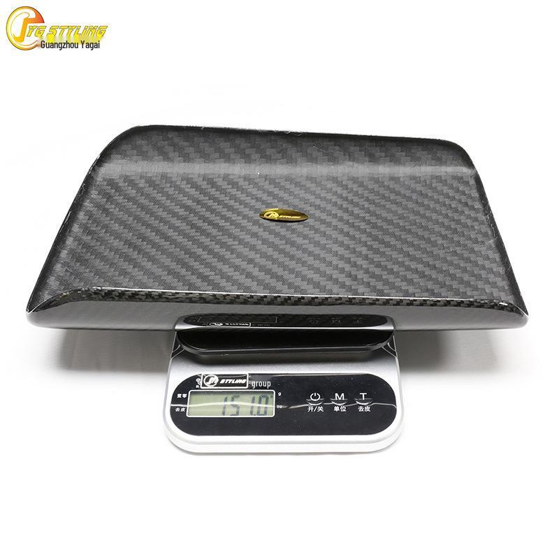 Tesla Model S/X Dry Carbon Fiber Rear Display Frame for Armrest Box