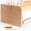 Pine Wood Children's Tabletop Art Easel with Long Drawing Paper Roll