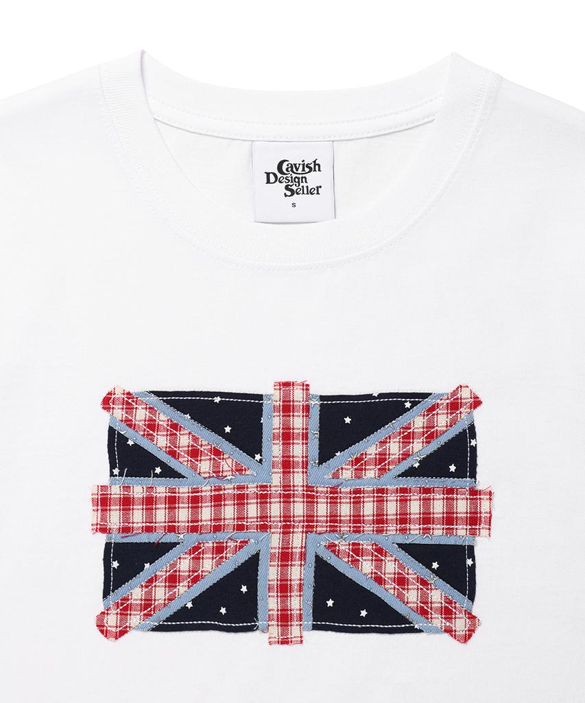 CAVISH Union Jack Ss Tee White(Cv2Gmft517A)