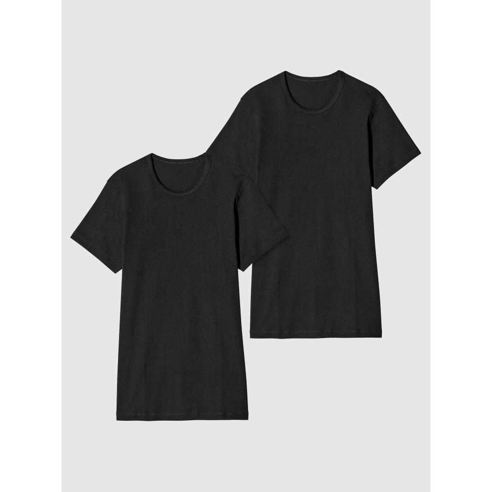 Uniqlo Japan CoTTon Crewneck T 2 Pack