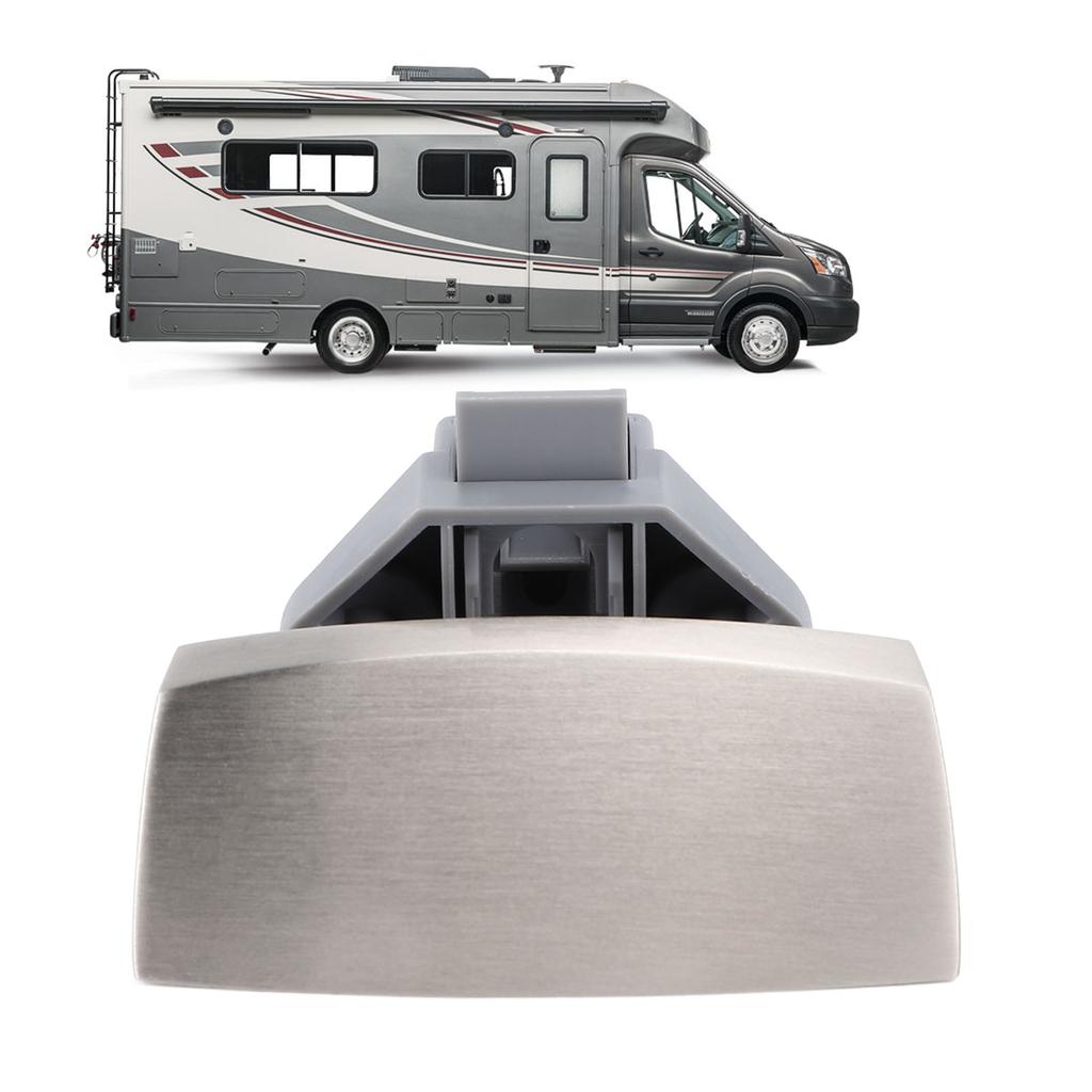 Keyless RV Push Cabinet Lock Zinc Alloy Stylish Push Button Lock for Yachts Motorhome Camping Vehicles