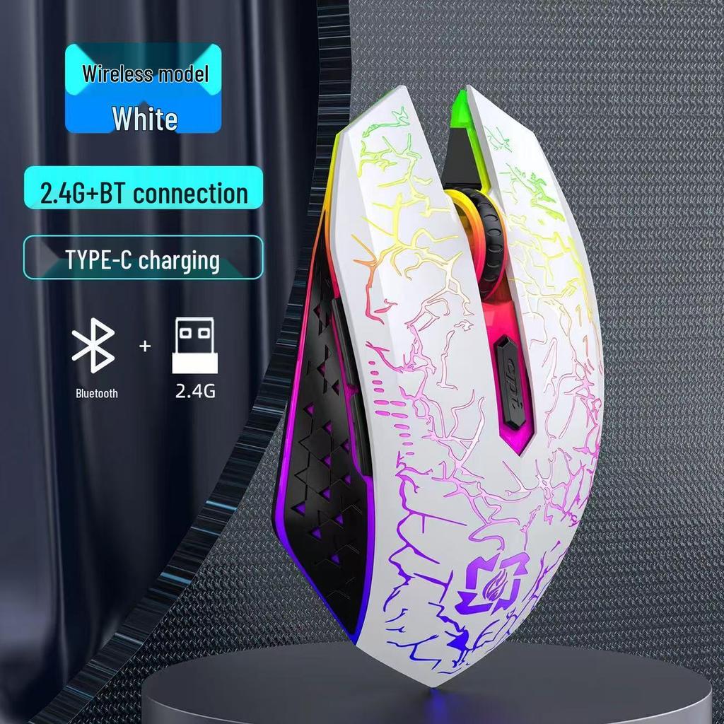 Luminous Rechargeable Silent Wireless Gaming Mouse for PC & Laptop