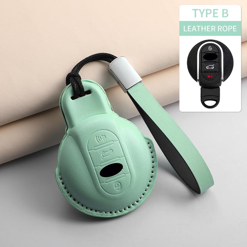 Car Key Case Cover For BMW Mini Cooper JCW Countryman Aceman Cabrio F55 F56 F57 F54 F60 Car Keychain Shell Protector Accessories