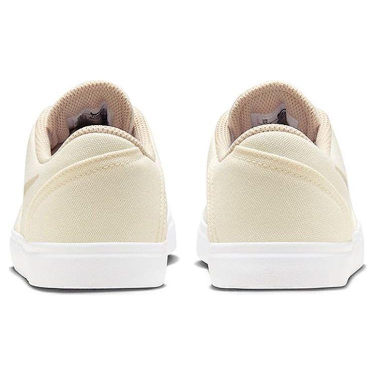 Nike Check Canvas SB GS Pale Ivory Kids Sneakers Cream White Dutch-Orange FQ6862-111
