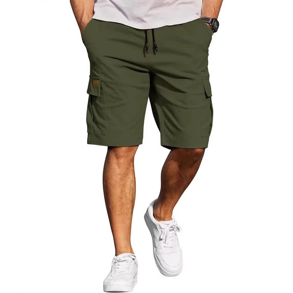 Men's Multi-pocket Work Pants Large-sized Jogging Shorts