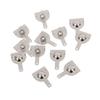 100Pcs 18650 Positivo e negativo Placa de mola de contato único 50 pares 16X18,5 mm