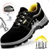 Puncture Proof Work Safety Shoes Men Steel Toe Work Boots Anti-smash Construction Safety Boots Man Low-cut Protective Footwear