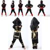 Autentico Costume da Guerriero Giapponese per Bambini Ninja Assassino Travestimento per Feste