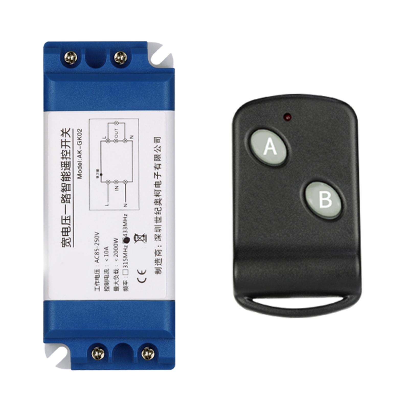 

Пульты дистанционного управления Беспроводные пульты дистанционного управления Выключатели освещения 85-260 В Без проводов Быстрый приемник Передатчик