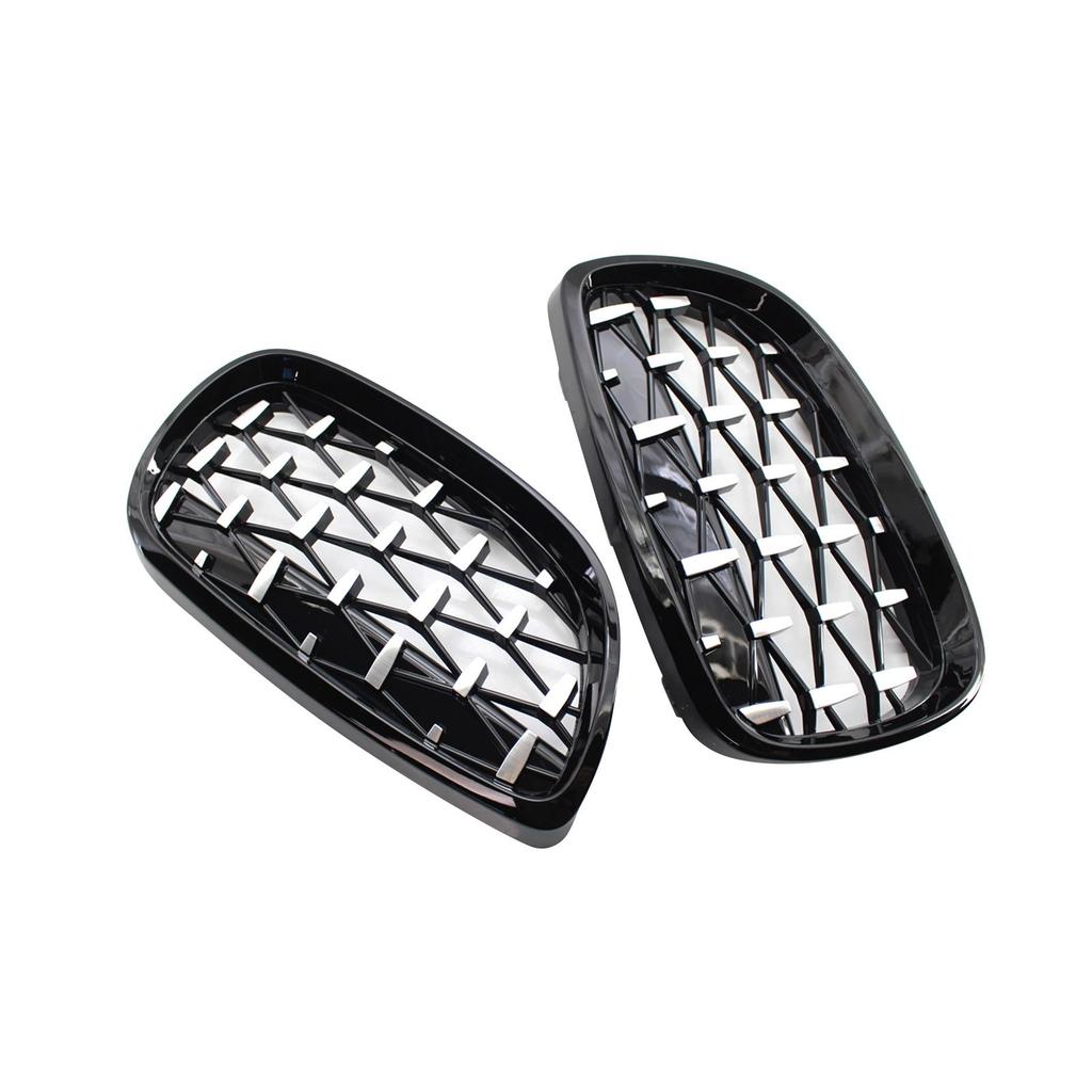 2Pcs Car Front Hood Kidney Grille Grill 51137157277 for BMW E92 E93