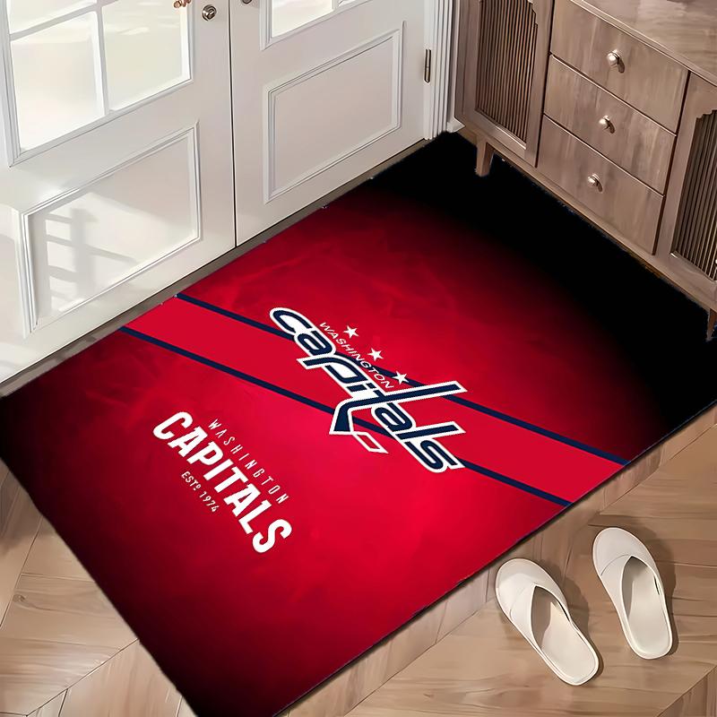 Washington Capitals (1) Büroteppiche geeignet für Wohnzimmer Schlafzimmer Büros und Küchen ein Geschenk für moderne Wohnkultur