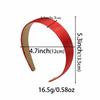 3CM Wide Red Headbands Comfortable Hair Accessories Fashion Satin Headband  for Women Girls