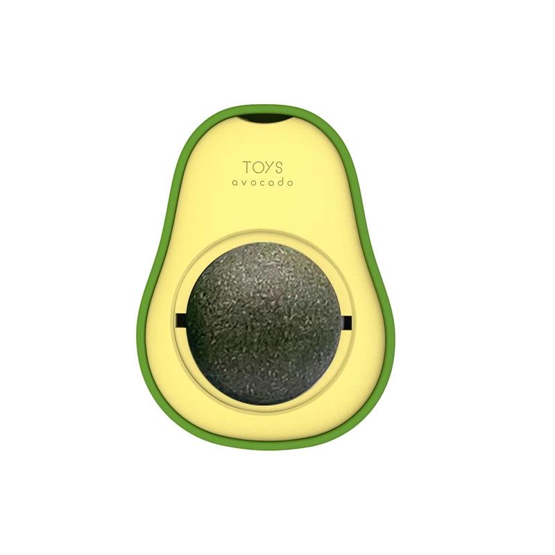 Avocado Catnip Self-Play Toy: Gall Fruit Lickable Cat Entertainment